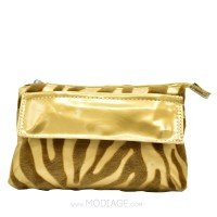کیف آرایشی مخملی مدیاژ زبرا – جادار و بادوام