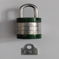 قفل قدیمی خارجی رمز دار کلکسیونی و نایاب
