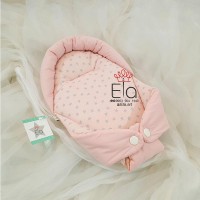آغوشگیر کودک elaart صورتی طرح ستاره توسی 8058