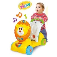 واکر کودک موزیکال سه کاره طرح شیر Winfun