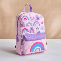 کوله پشتی کودک صورتی رنگین کمان با طراحی جذاب