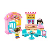 اسباب بازی موزیکال کودک طرح کافی شاپ و آدمک Winfun
