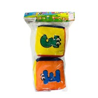 مکعب های پارچه ای کودک 2 عددی مدل 6243