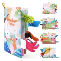 کتاب پارچه ای آموزشی حیوانات اهلی برای کودکان