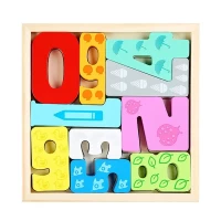 پازل چوبی طرح اعداد انگلیسی کاتامینو