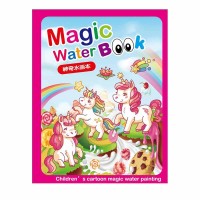 کتاب جادویی رنگ آمیزی با آب یونیکورن مدل BH25