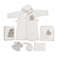 سرویس 5 تکه حوله کودک Kidboo مدل Teddy Boo