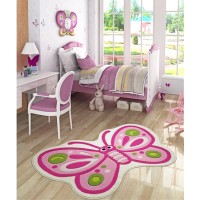 فرش اتاق کودک با طرح پروانه - کد SYC103