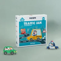 پازل کودک 38 تکه مدل ترافیک KID FANS TRAFFIC JAM