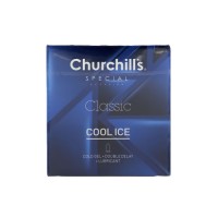 کاندوم COOL ICE چرچیلز بسته 3 عددی نازک و خنک