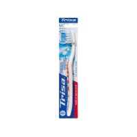مسواک تریزا مدل Pearl White با برس متوسط و طراحی ارگونومیک