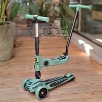 اسکوتر کودک کیکابو MAKANI ROADSTER سبز - سریع و ایمن