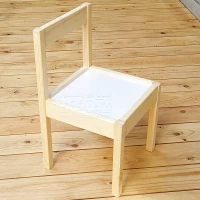 صندلی چوبی کودک طرح ایکیا با طراحی مدرن و مقاوم