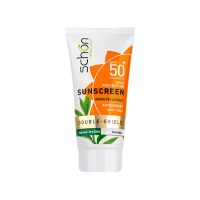 کرم ضد آفتاب بی رنگ SPF50 شون مدل DOUBLE SHIELD