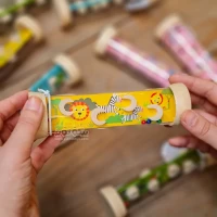هزارتوی استوانه‌ای چوبی زرد - کد P/BZ 41 B/ZA