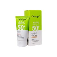 کرم ضد آفتاب SPF50 رنگی پوست چرب و مختلط