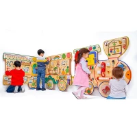 تخته هوش بیزی برد مدل قطار کد - بازی فکری آموزشی