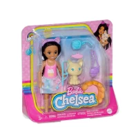 عروسک باربی کودک و گربه Chelsea - کد HGT09