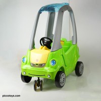 ماشین پایی کودک سقف دار سبز - مدل P/ZY614998/SA