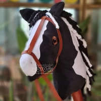 واکر کودک چوبی طرح اسب رنگ مشکی – مدل P/FH005/C
