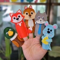 عروسک نمایشی انگشتی حیوانات مزرعه کد P/3421/HM