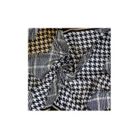 شال نخی طرح‌دار کد NM160 کرمی | سبک و مناسب روزمره