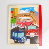 پازل کتابی چوبی شهر ترافیک مدل XLE 708