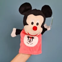 پاپت و عروسک نمایشی میکی موس لباس صورتی