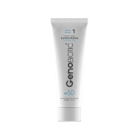کرم ضد آفتاب بی‌رنگ SPF50 ژنوبایوتیک مناسب پوست خشک و معمولی