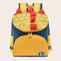 کوله پشتی کودک سبزآبی زرد | مدل جدید و مقاوم