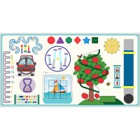 تخته هوش بیزی برد کلاسیک مدل 4 کد - بازی فکری و آموزشی