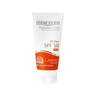 کرم ضد آفتاب فاقد چربی رنگی SPF50 هیدرودرم برای پوست چرب