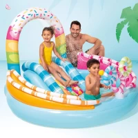 استخر بادی فواره دار اینتکس مدل آبنباتی کوچک