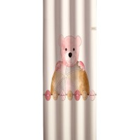 پرده اتاق کودک Saint Clair تدی خرس صورتی