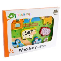 پازل چوبی حیوانات مزرعه کد 4001