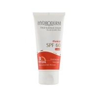 کرم ضد آفتاب رنگی SPF60 هیدرودرم مناسب پوست خشک و حساس