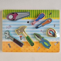 پازل چوبی جاگذاری ابزار کد P/3588/J مناسب کودکان