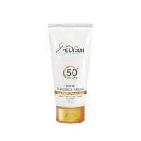ضد آفتاب رنگی SPF50 مدیسان برای پوست خشک و معمولی