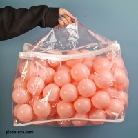 توپ رنگی بسته 100 تایی کیفی صورتی پاستلی