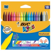 مداد شمعی 18 رنگ بیک BIC کد 0358 - کیفیت عالی