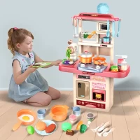آشپزخانه کودک موزیکال کد 75T6 با طراحی جذاب