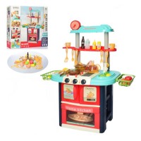 آشپزخانه کودک بزرگ آبی کد 8764AB - اسباب‌بازی آموزشی