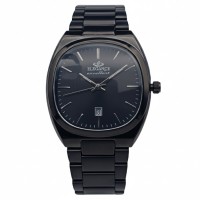 ساعت الگانس مربعی تمام مشکی مردانه شیک و مدرن