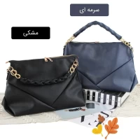 کیف مجلسی بزرگ زنانه بند ترکیبی مدل لش سبک و جادار