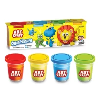 ست خمیر بازی 4 رنگ ART CRAFT
