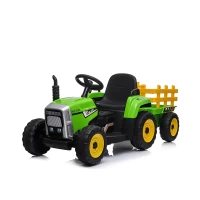 تراکتور شارژی چیپولینو سبز با تریلر - TR0213GR