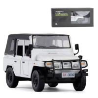 اسباب بازی ماشین جیپ عقب کش موزیکال سفید