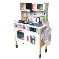 آشپزخانه کودک چوبی با طراحی جذاب و مقاوم