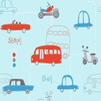 کاغذ دیواری انگلیسی اتاق کودک هوپلا DL