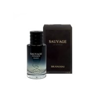 عطر جیبی مردانه Sauvage برندینی 33ml با رایحه گرم